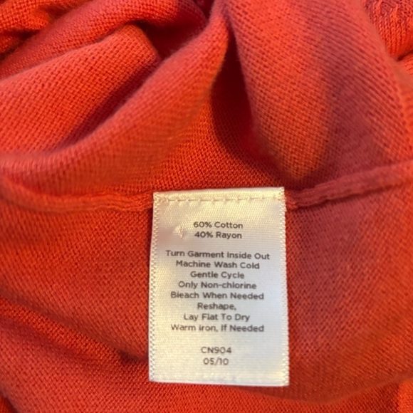 Talbots lightweight button cardigan size medium cotton blend - Picture 5 of 5